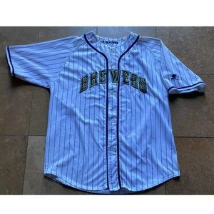 Vintage Milwaukee Brewers Starter Blank Jersey